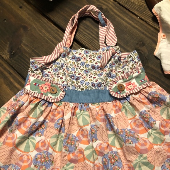 Matilda Jane Parasol Knot Top Happy Size 10 Girls - Picture 1 of 4